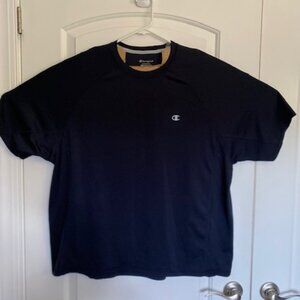 Men's Champion Double Dry Navy Blue Top: 2XL